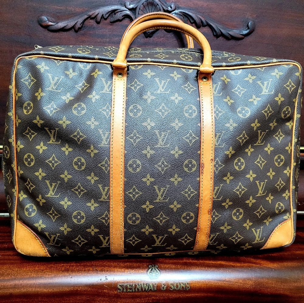 100% Authentic Louis Vuitton Monogram Sirius 45 Travel Hand Bag